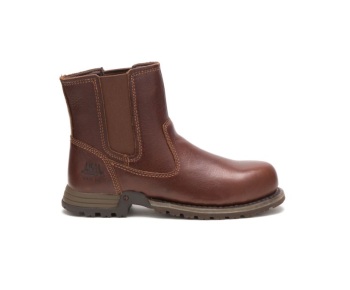 Caterpillar Work Boots South Africa Freedom Pull On Steel Toe Brown - Cat Boots For Women - JW8270139